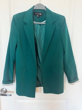 Forever 21 Emerald Green Men's Blazer